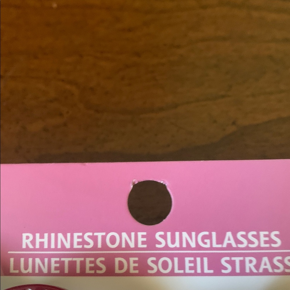 NWOT KamKam Raspberry Rhinestone Sunglasses - Picture 3 of 7